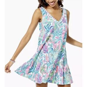Lilly Pulitzer Dress XL Camilla Resort Toucan Do It Better Preppy Resortwear